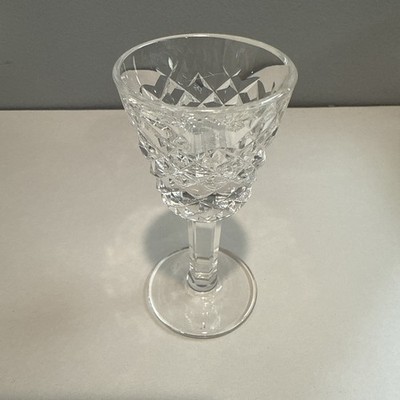 Waterford Crystal ALANA Liqueur Stemware 3 5/8  Ireland Excellent Set Of 4