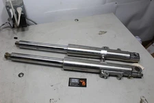 00-06 Harley Touring OEM Front Fork Leg Set Pair Straight No Oil