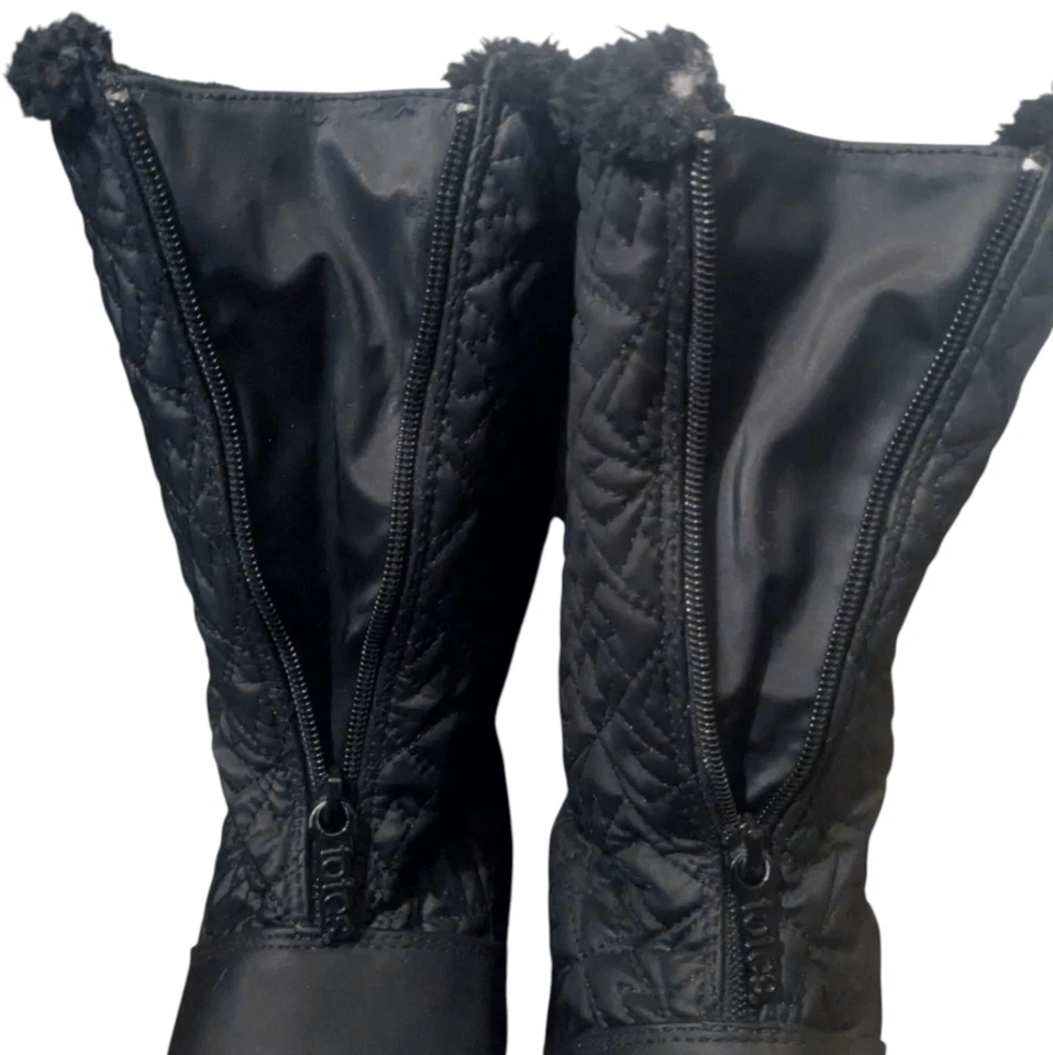 Botas de invierno Totes para mujer 11M acolchadas negras forradas de piel sintética aisladas impermeables Foto 2 de 4