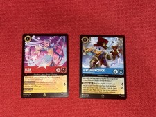 Disney Lorcana Winterspell Elsa and Scrooge Mcduck Card Cold Foil