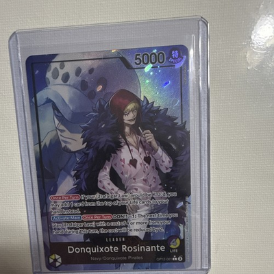 #ad Bandai One Piece CCG Donquixote Rosinante OP12 061 Leader Alt Art Foil ENG 5000 $60.00