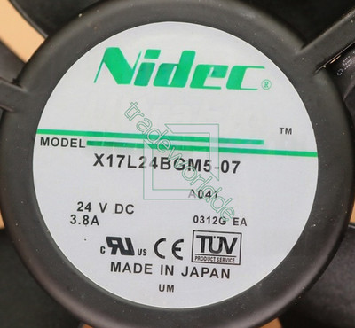 1PC NEW NIDEC X17L24BGM5-07 24VDC 3.8A equipment fan