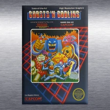 Ghosts 'N Goblins Video Game Box Art *NES* High Quality Magnet