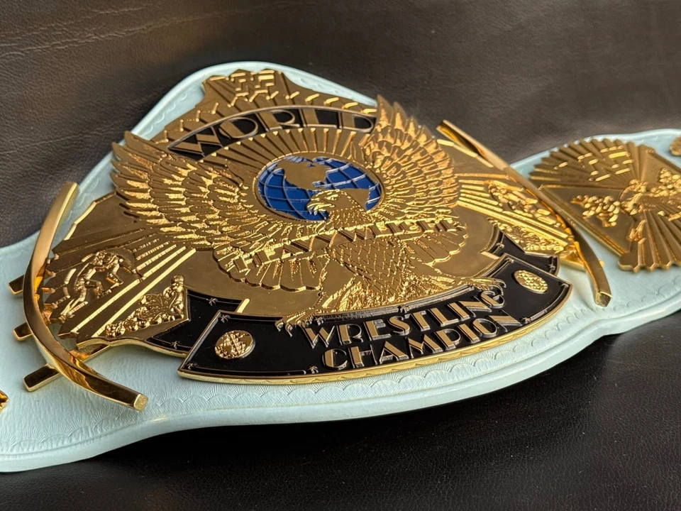 WWF WINGED EAGLE Championship Replica Belt –4MM Plates, Adult - Image 4 of 4