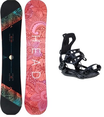 HEAD Everything LYT 136 Damen Snowboard All Mountain inkl. FASTEC Bindung NEU