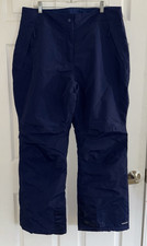 Lands End Snow Pants Large Blue Ski Snowboard Insulated Winter Pant