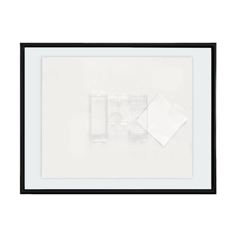 Black Floating Picture Frame 10x13 Inch Display Wall Art Photo Easel Tabletop US