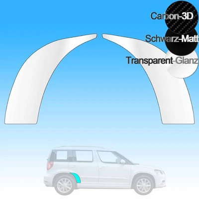 JAWERK Pellicola antiurto per Skoda Yeti 5L parafanghi laterali set set