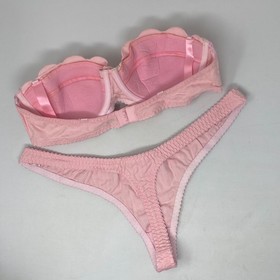 Agent Provocateur Pink Vintage Cotton Set Large New