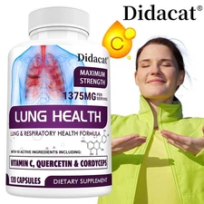 Lung Health Promotes Respiratory Health Detoxification 30-120 Capsule
