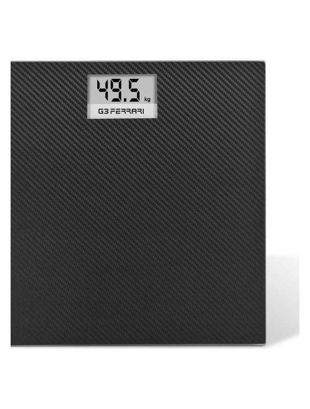 Bilancia Pesapersona Digitale G3Ferrari G30071 PESiO Vetro Carbonio 150 kg Bagno