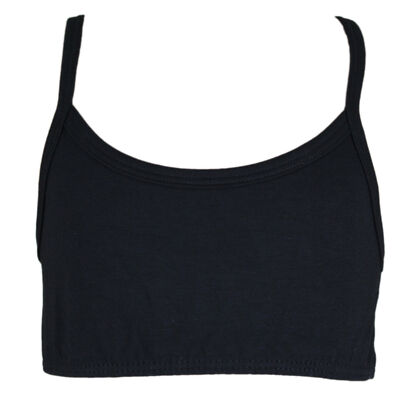 Schiesser Mädchen Bustier  schwarz Unterwäsche  SP55  Gr. 128