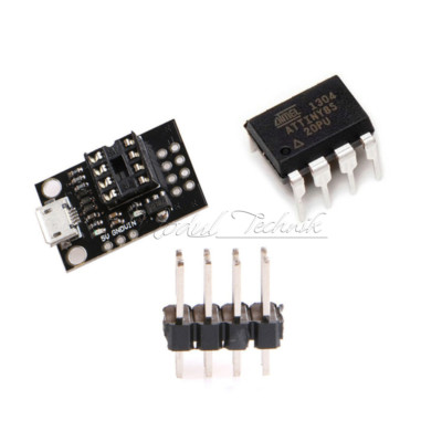 Mini ATTINY85 Micro USB Development Programmer Board for Tiny85-20PU DIP-8 IC MT