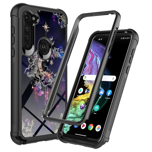 Für Moto G Stylus 2020 / G Pro Hybrid IMD Grafik Anti-Kratzer Bunt Hülle - Bild 1 von 5