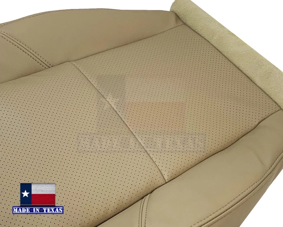 2009-2014 para Cadillac Escalade EXT Light Cashmere Tan Syn. Funda de asiento de cuero Foto 3 de 4