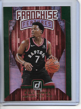 2019-20 Donruss Kyle Lowry Franchise Features Green Flood Parallel Insert Card