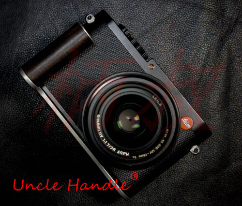New Hand Made Wood Black Steel Hand Grip for Leica Q2 Digital