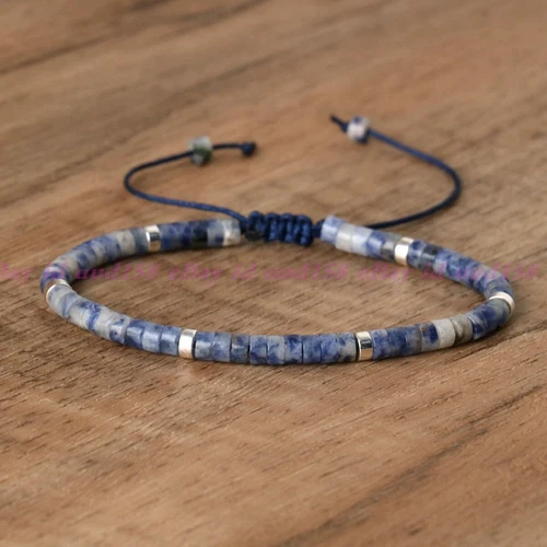 Minimalist Dainty Crystal Assorted Natural Gemstone Beads Healing Reiki Bracelet - Picture 43 of 60