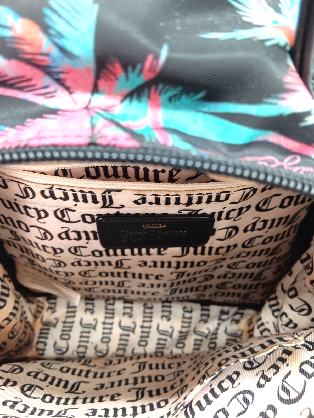 JUICY COUTURE BACK PACK, DENIM, SEQUENCE, MULTI C… - image 4