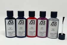 FORD 9PGG LUSTER NICKEL ALLOY WHEEL TOUCH UP PAINT BOTTLE BRUSH 30ML