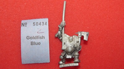 Warhammer Black Orc Standard Träger Körper Orks Metall Spiele Workshop GW 2000 OOP