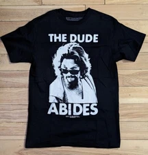 The Big Lebowski - The Dude Abides - T shirt - Medium - Official - Great Quality