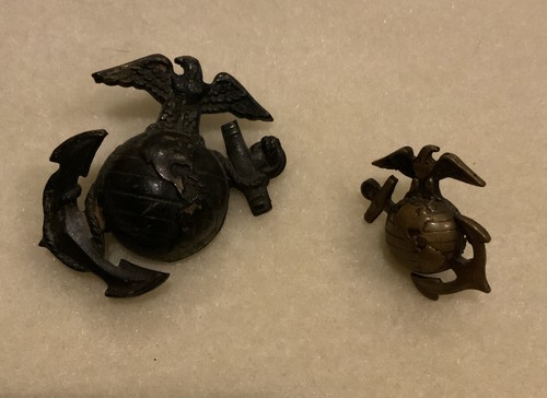 WW2 II USMC EGA insignia Marine corps eagle globe anchor  Large 1 3/4” Lot