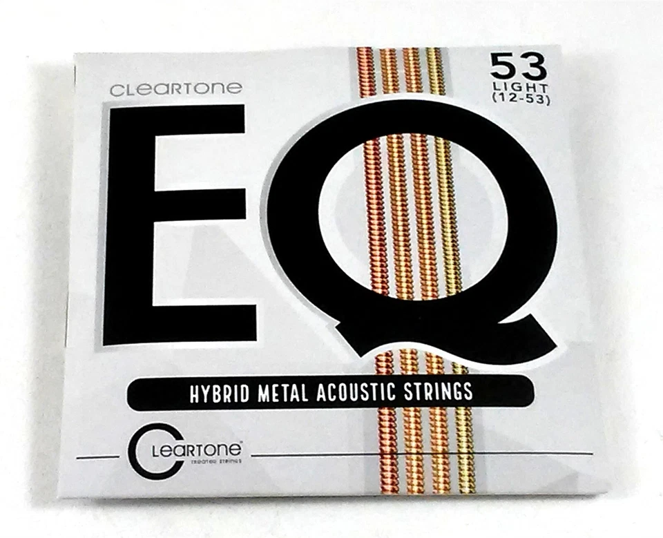 Cuerdas de guitarra Cleartone ecualizador acústico híbrido mezcla de metal luz 12-53 Foto 3 de 4