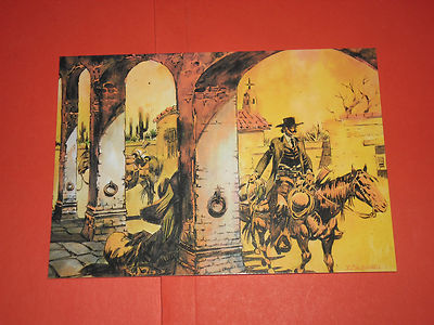 COLLECTIBLE POSTCARD IL WEST DI RENZO CALEGARI N° 4 edition the old
