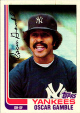 1982 Topps - #472 Oscar Gamble