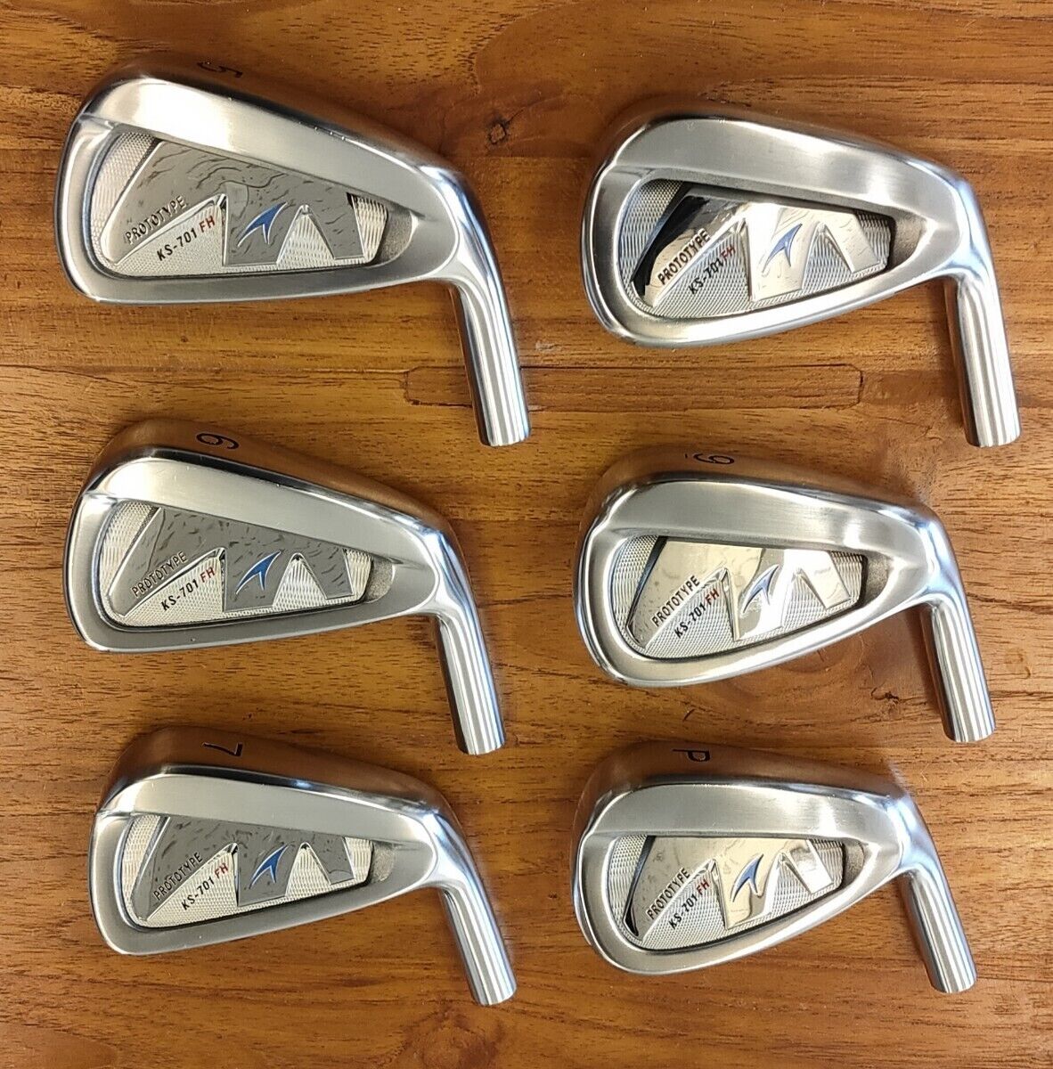 Akira KS-701 FH PROTOTYPE Iron Set #5-9.P(6Heads) Head Only Akira KS-701 FH PROTOTYPE Iron Set #5-9.P(6Heads) Head Only