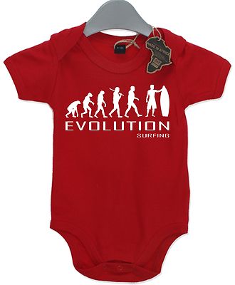Evolution Surfing Strampler Spielanzug Babys Unisex Surfer Wave Baby
