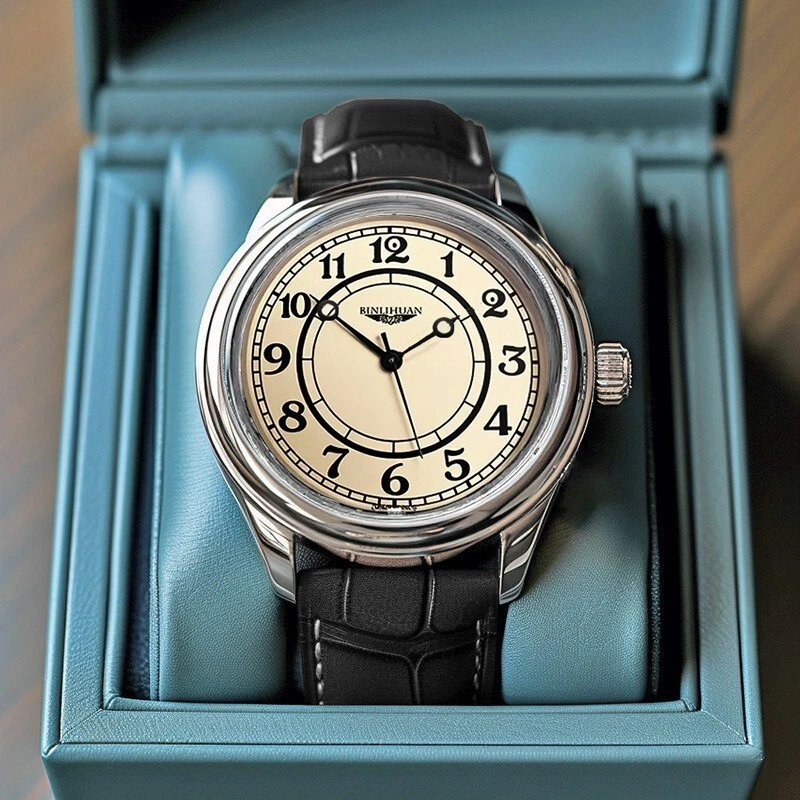 Men’s Retro Quartz Watch – Leather Strap Analog Business Wristwatch Gift - Image 2 of 4