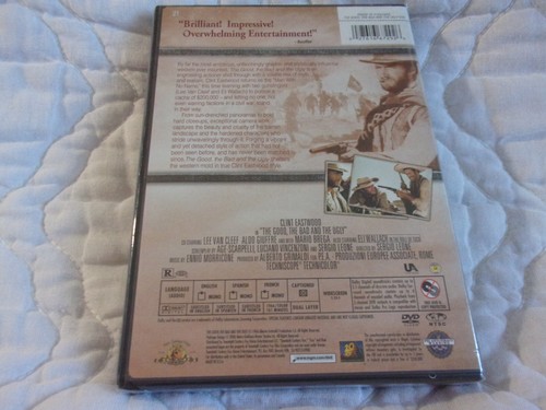 A FISTFUL OF DOLLARS HANG 'EM HIGH THE GOOD BAD AND UGLY DVD LOT CLINT EASTWOOD - Picture 15 of 17