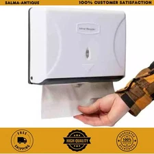 Wall Mounted Multi-Fold Paper Towel Dispenser Tri-Fold , White