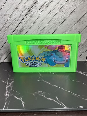 3D Printed Pokémon Leaf Green Giant Gameboy Advance Cartridge Wall Art