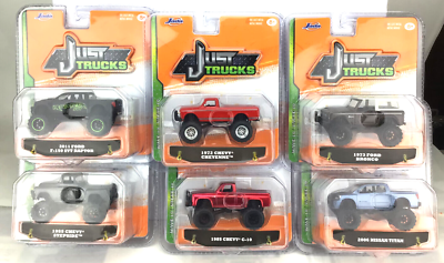 JADA JUST TRUCKS COMPLETE SET TOTAL 6PCS | eBay
