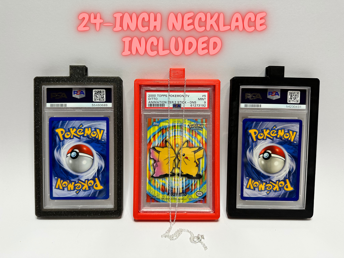 PSA SLAB NECKLACE / Graded Card Necklace *GRADED CARD NOT INCLUDED* 3D  Printed | eBay
