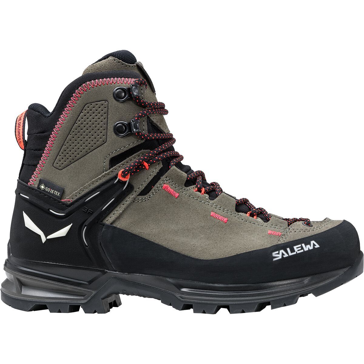 Туристический ботинок Salewa Mountain Trainer 2 Mid GTX - Женский банджи-шнур/Черный,