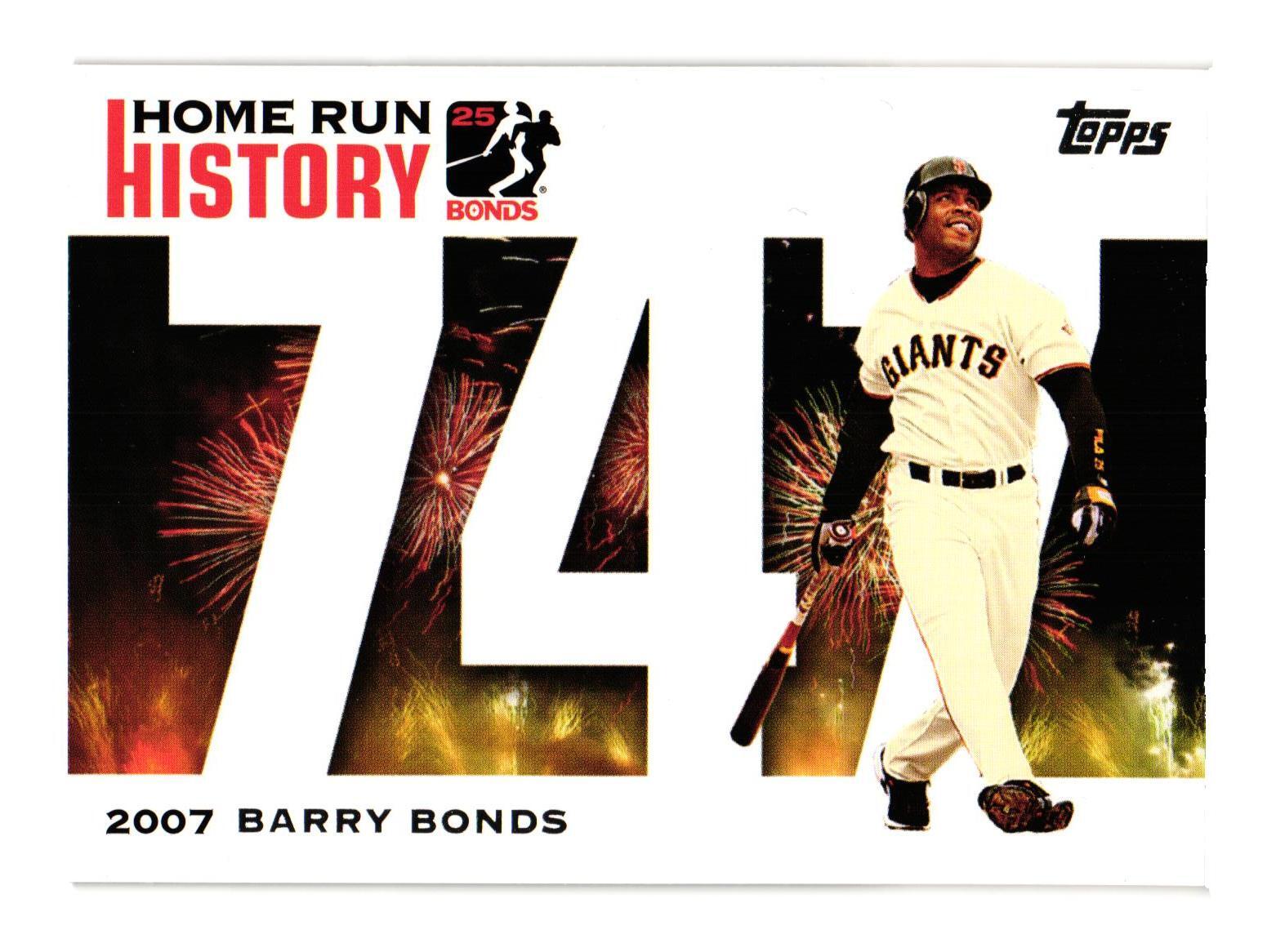 2007 Topps Updates & Highlights #747 Barry Bonds San Francisco Giants