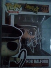 Judas Priest Rob Halford Funko Pop 277 Autograph Box