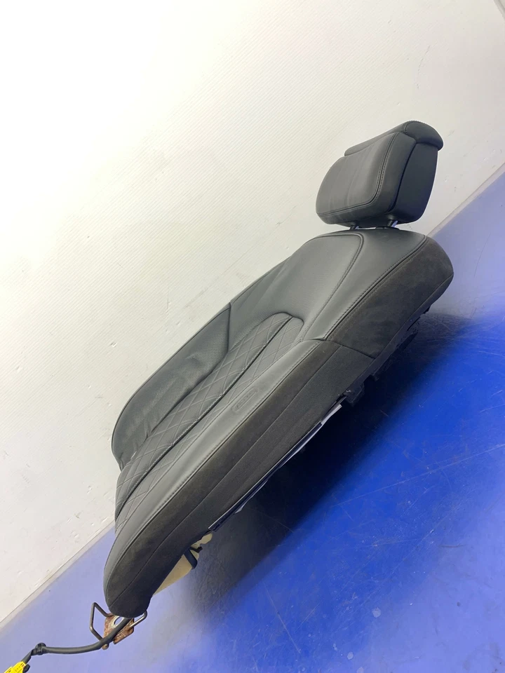 AUDI S8 D4 2013-2017 RESPALDO SUPERIOR IZQUIERDO COJÍN ASIENTO PERFORADO *INDENTACIONES* Foto 4 de 4