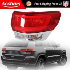 Passenger Rh Side Tail Light Halogen Red Lens For Jeep Grand Cherokee 2014-2020