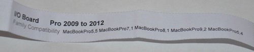 Apple Macbook Pro I/O Board 2009 bis 2012 Mac Book Eingang Ausgang - Bild 7 von 7