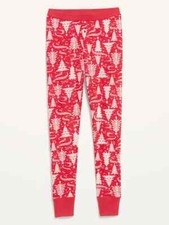 NWT Old Navy Red Pine Tree Thermal Knit Pajama Pants Sleep Leggings Women S M XL