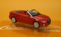 1:87 Herpa Pkw Audi A3 Cabrio Tangorot Metallic 038300-002 Neu