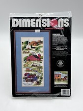 Dimensions  3739 Peaceful Countryside Counted Cross Stitch Kit Unopened