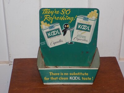 kool cigarette ashtray Vintage Kool Cigarettes Display Ashtray