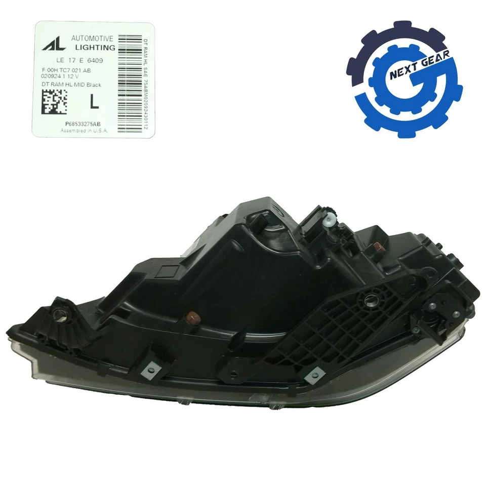 OEM Mopar Headlight Assembly Left LH LED For 2019-2024 Dodge Ram 1500 68533275AB - Image 4 of 4