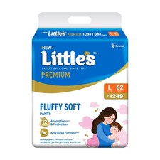 Baby Diapers L Size (Large) Pants Style | 9-14 kg | 62 Count fast dispatch 0.31 per nappy